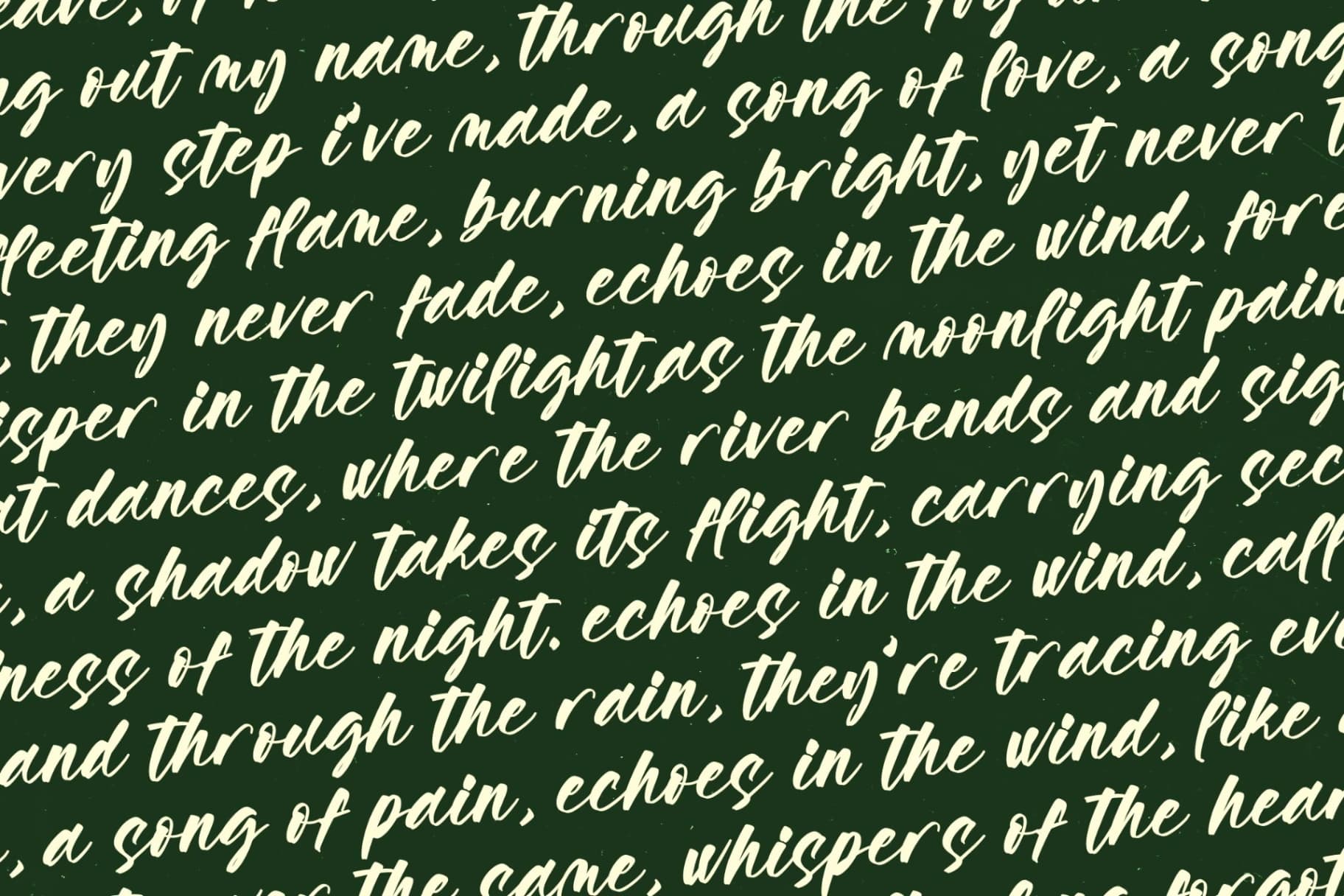 Preview 16 for Vaughn Daniel - Bold Handwritten Font