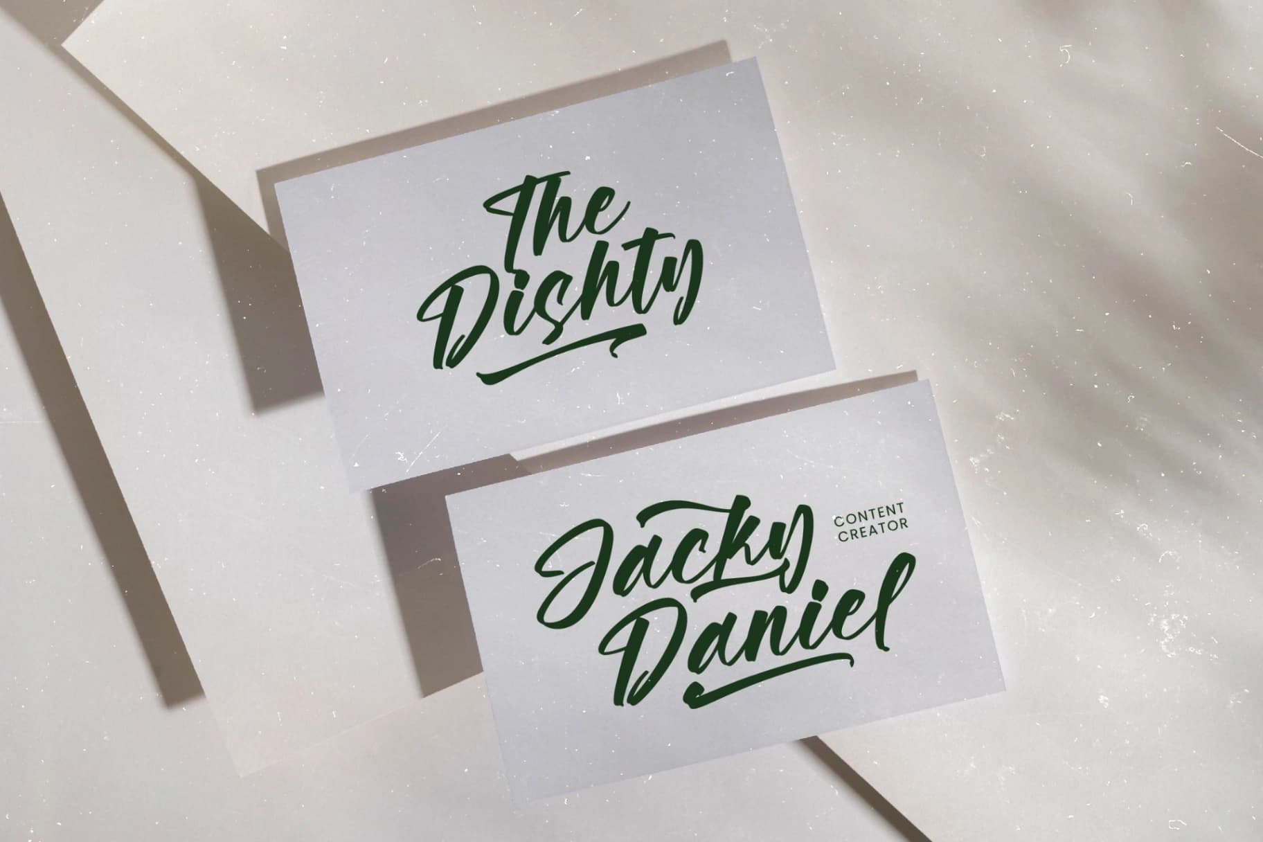Preview 12 for Vaughn Daniel - Bold Handwritten Font