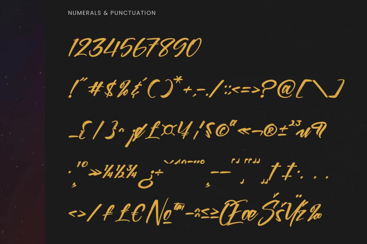 Sinthetic Virtual - Modern Brush Font font preview 18