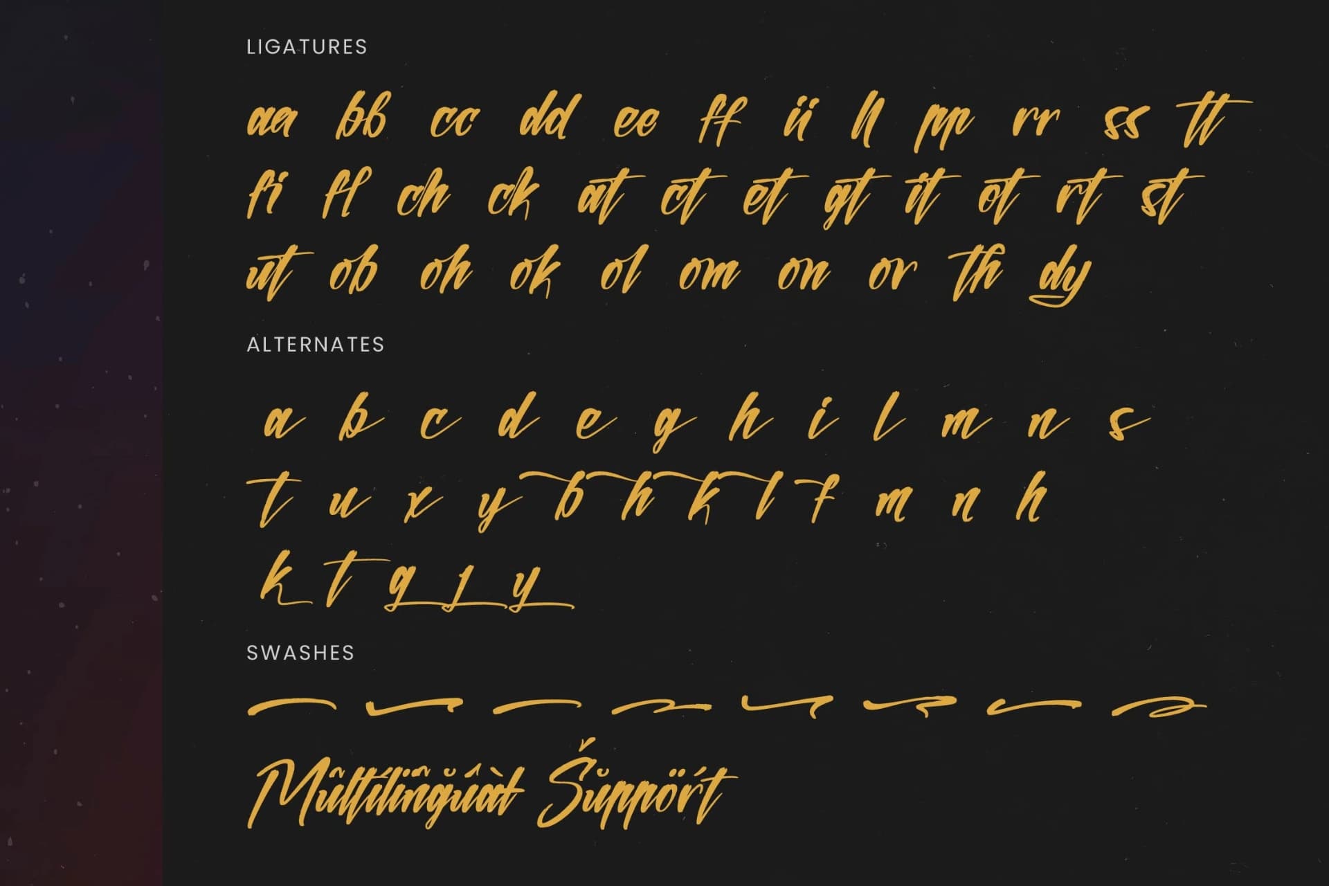 Preview 19 for Sinthetic Virtual - Modern Brush Font