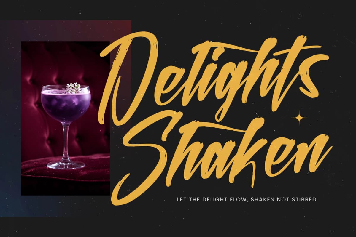 Sinthetic Virtual - Modern Brush Font font preview 7
