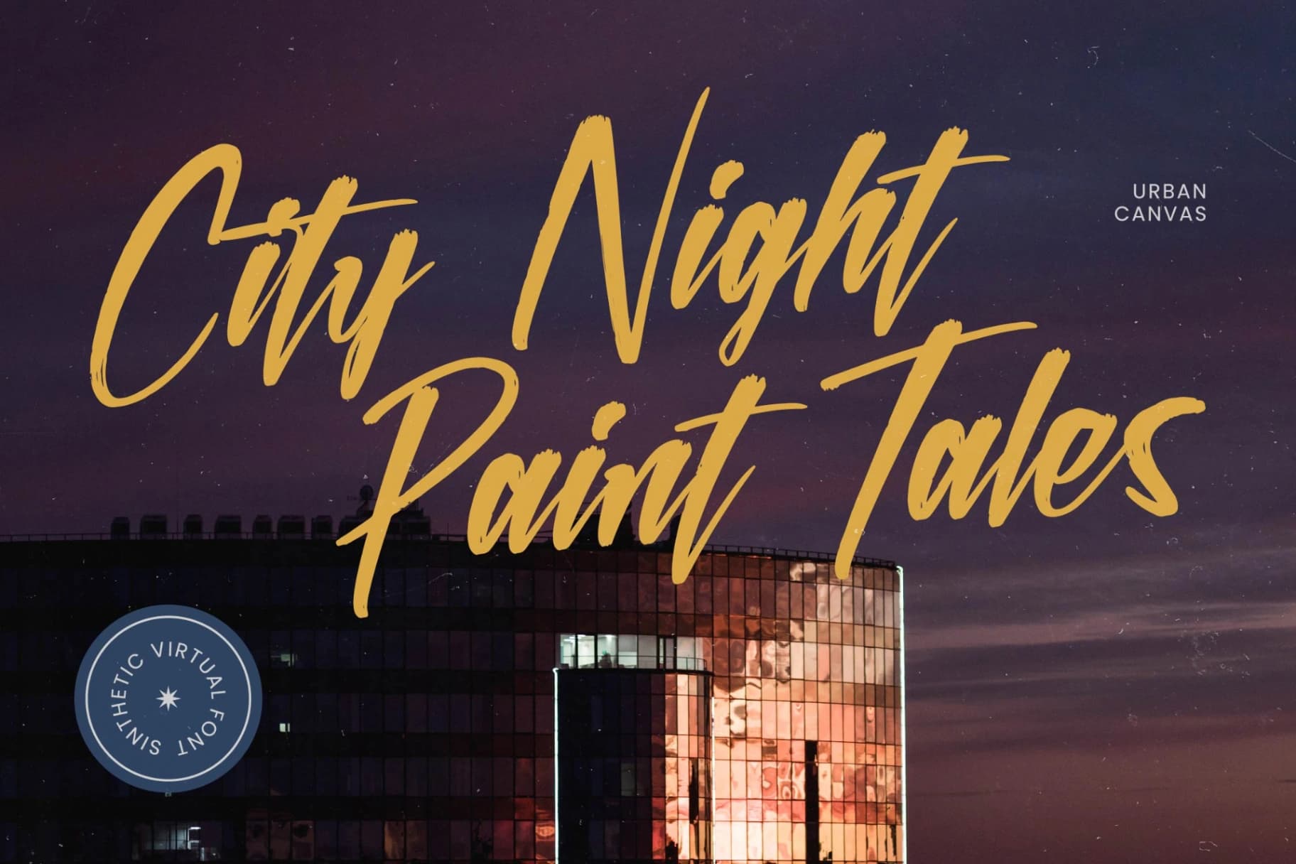 Preview 4 for Sinthetic Virtual - Modern Brush Font