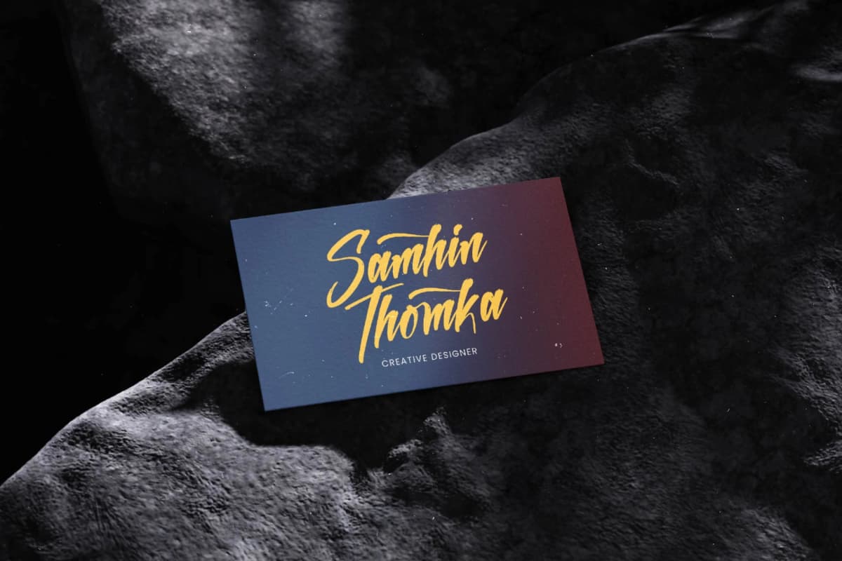 Sinthetic Virtual - Modern Brush Font font preview 9