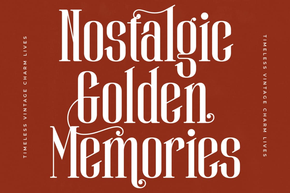 Winstgue - Modern Vintage Serif font preview 3