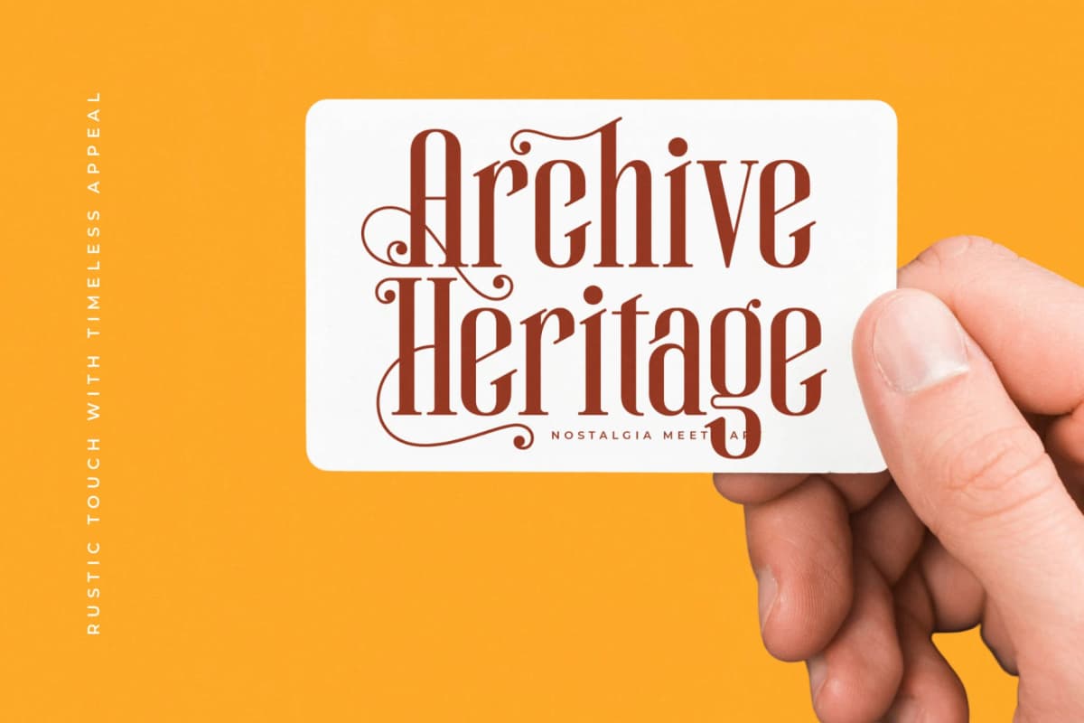 Winstgue - Modern Vintage Serif font preview 4