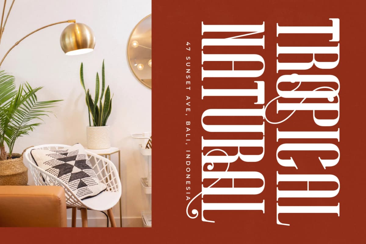 Winstgue - Modern Vintage Serif font preview 15
