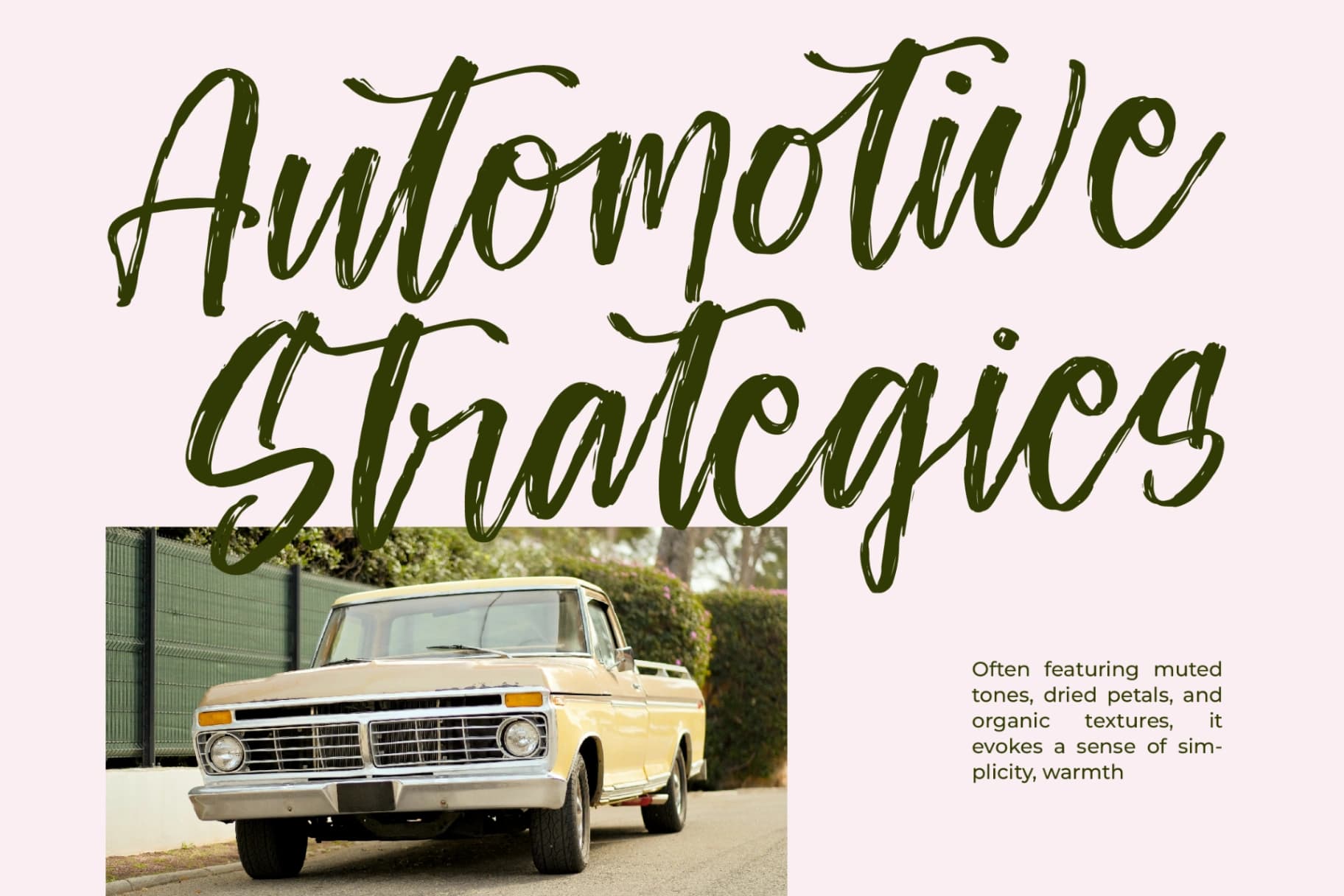 Preview 2 for Ungkar Scripta - Modern Brush Font