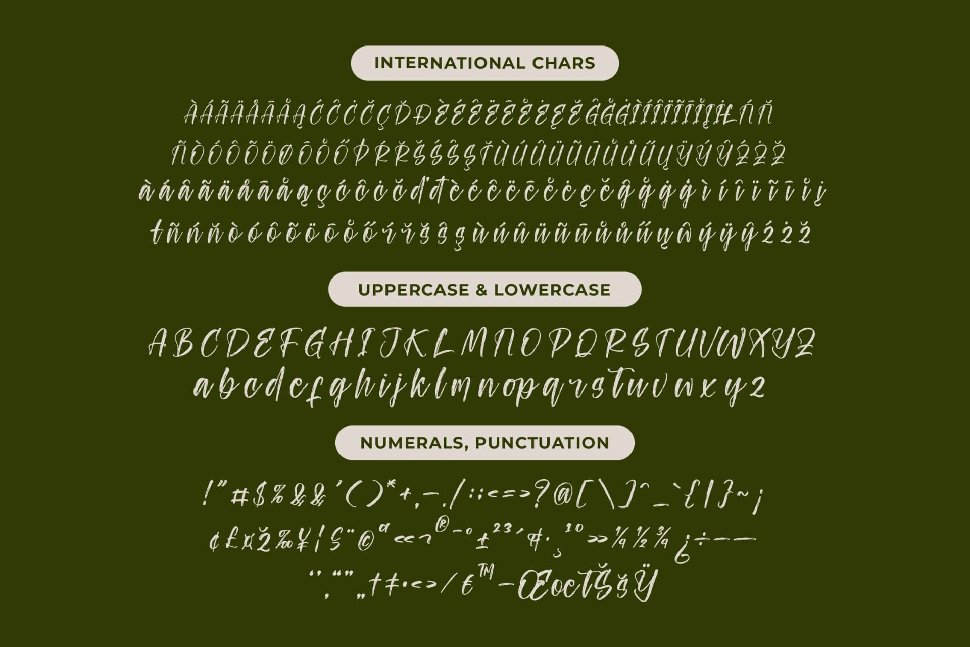 Preview 19 for Ungkar Scripta - Modern Brush Font