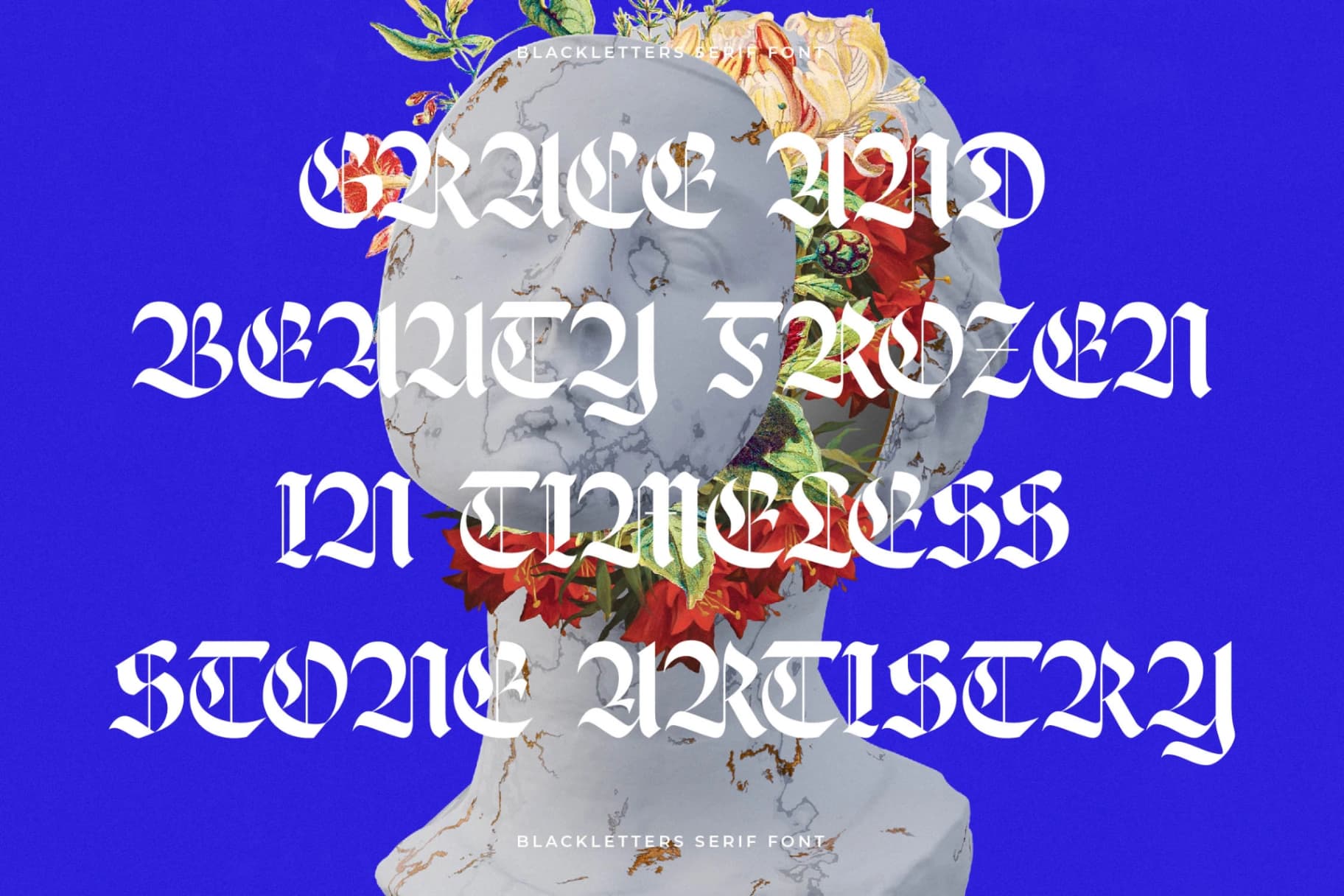 Preview 10 for Wilfred Knights - Blackletter Serif Font