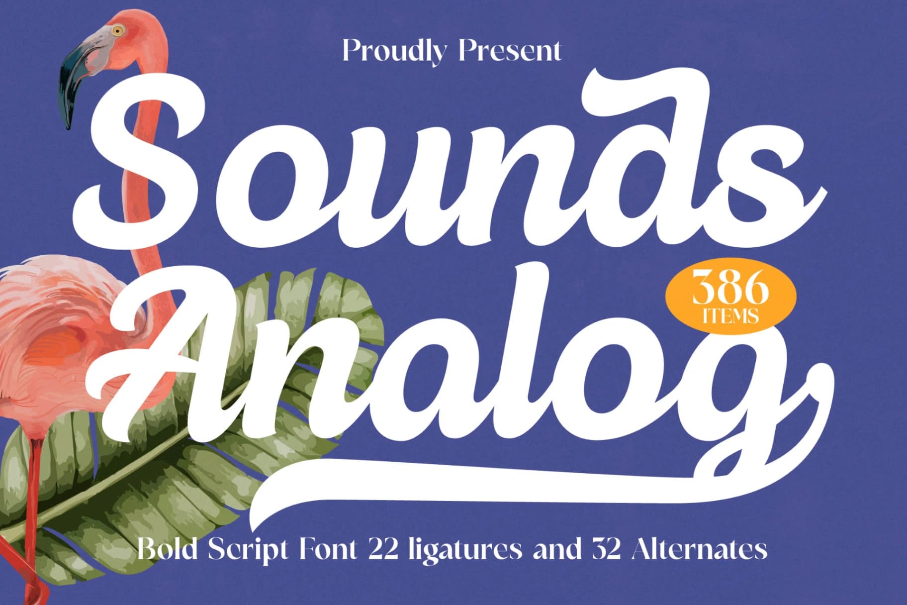 Preview of Sounds Analog - Bold Script Font font