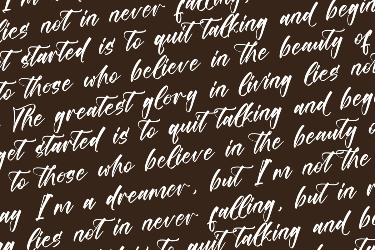 Players Climber - Modern Handwritten Font font preview 17
