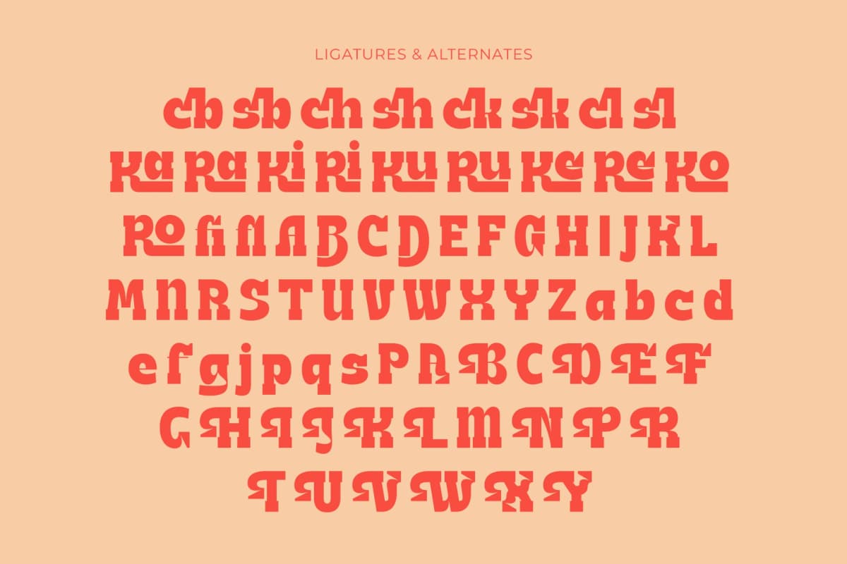 Preview 18 for Naska Rumbe - Bold Display Font