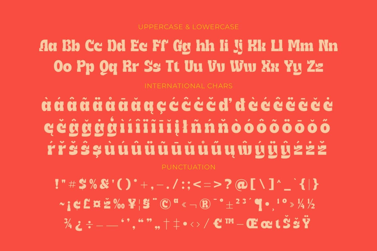 Preview 19 for Naska Rumbe - Bold Display Font
