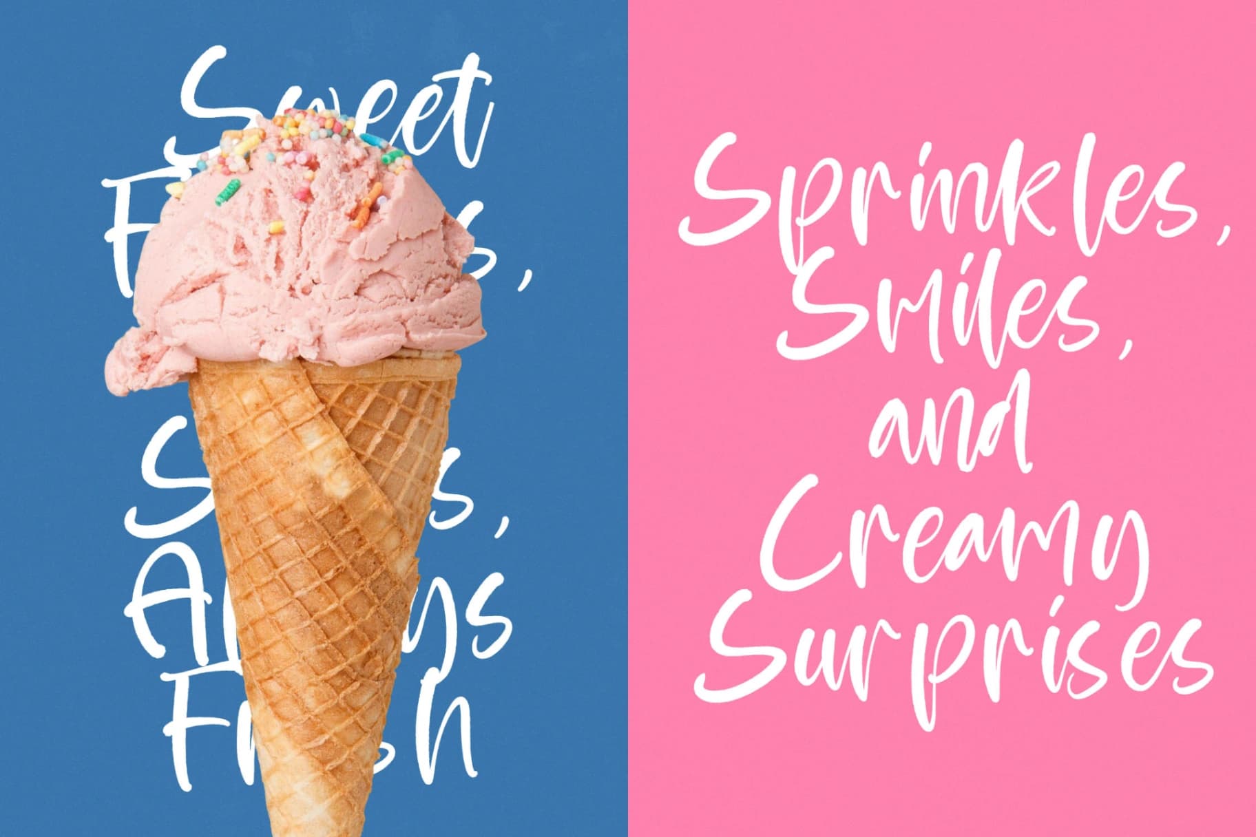 Preview 3 for Apricot Bubbles - Modern Handwritten Font
