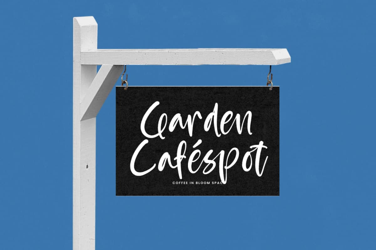 Apricot Bubbles - Modern Handwritten Font font preview 12
