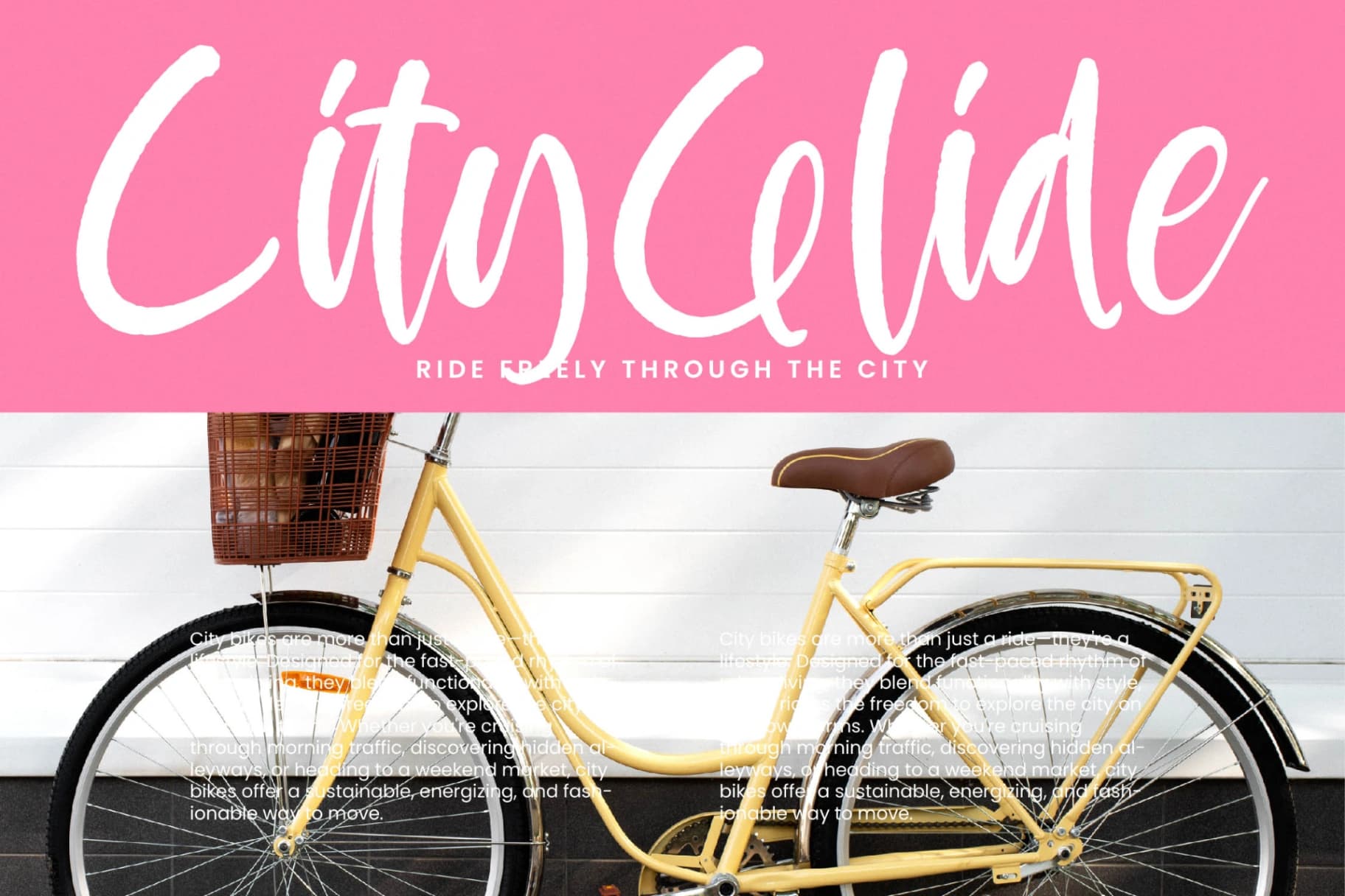 Preview 8 for Apricot Bubbles - Modern Handwritten Font