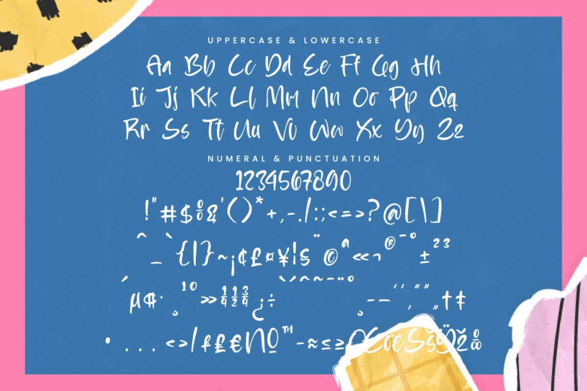 Apricot Bubbles - Modern Handwritten Font font preview 18