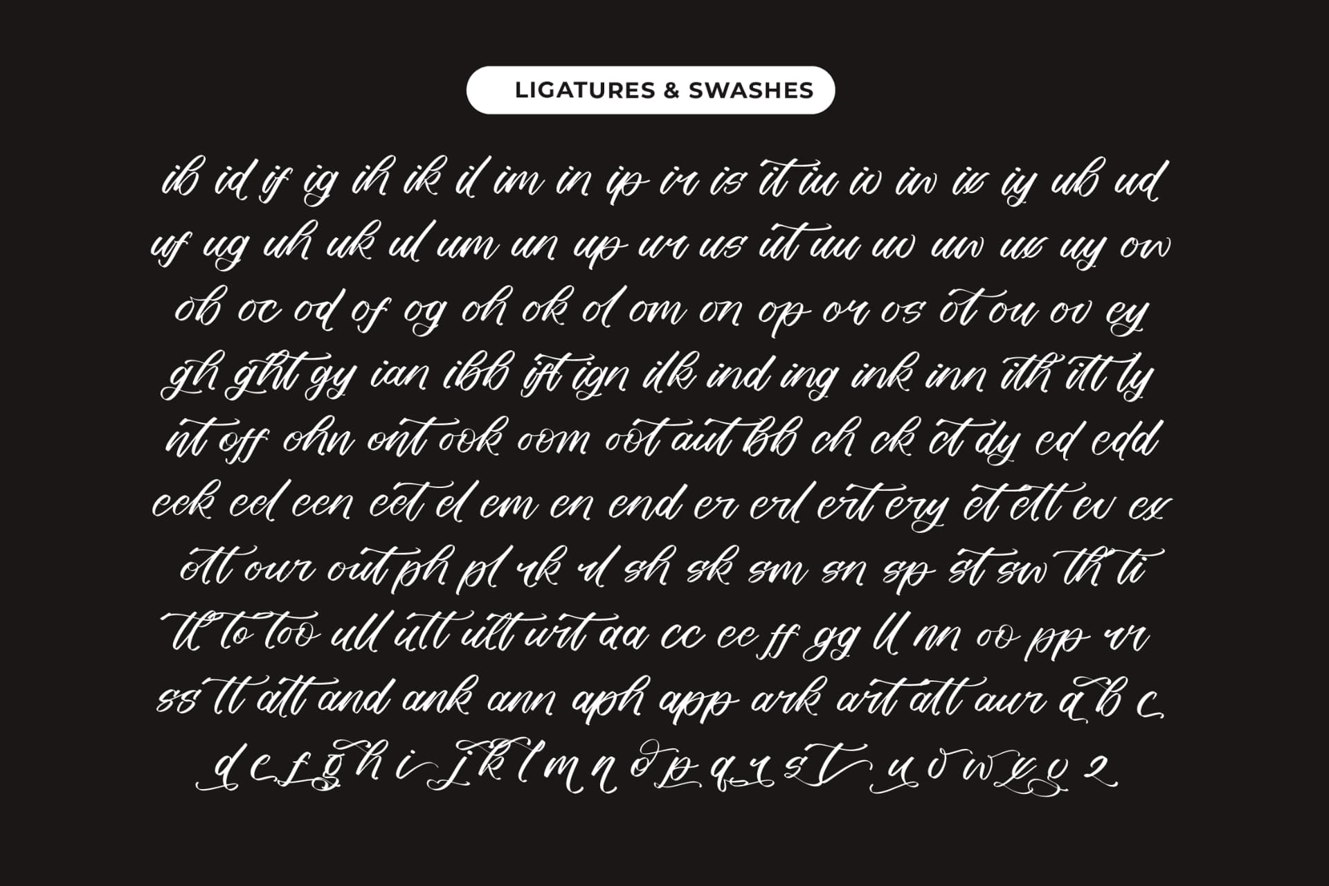Preview 19 for Somethin Rustica - Modern Handwritten Font