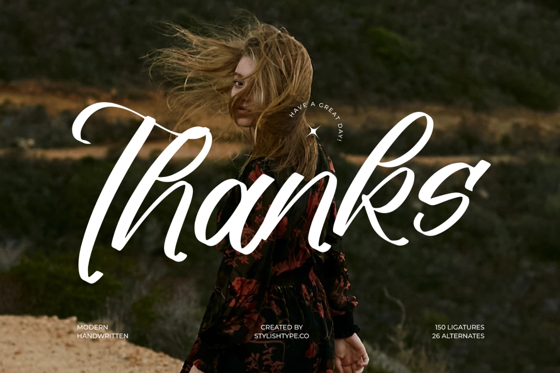 Preview 20 for Somethin Rustica - Modern Handwritten Font