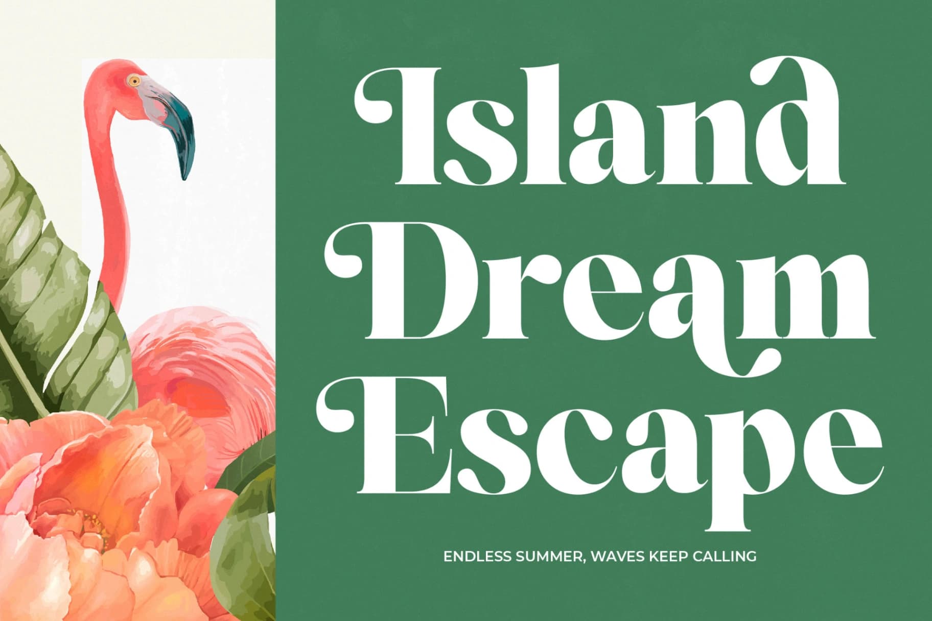 Preview 3 for Mirage Tropic - Modern Serif Font