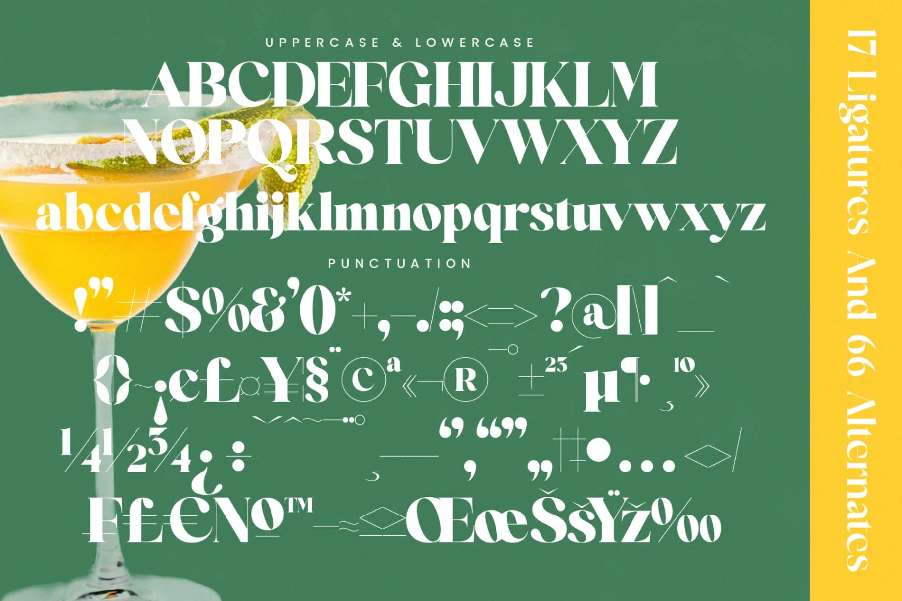 Preview 18 for Mirage Tropic - Modern Serif Font