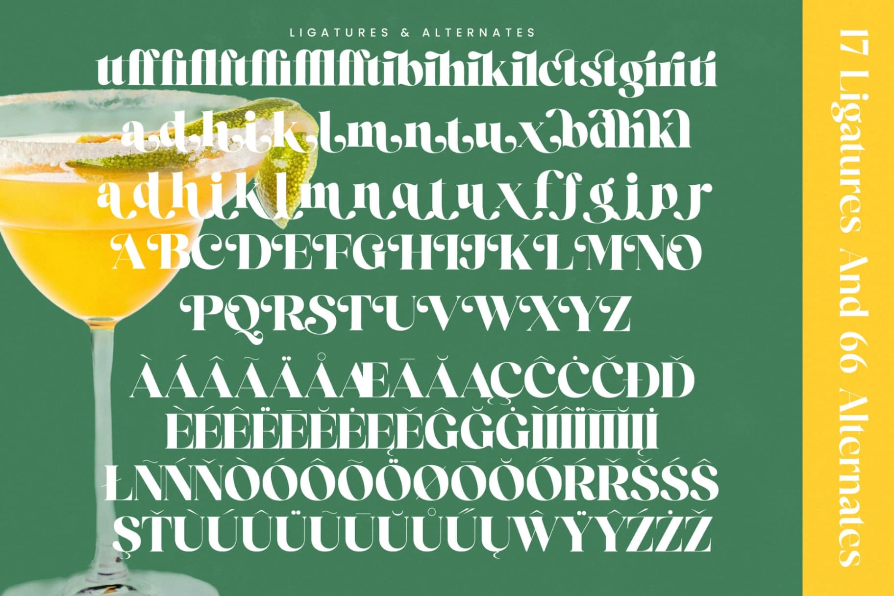 Preview 19 for Mirage Tropic - Modern Serif Font