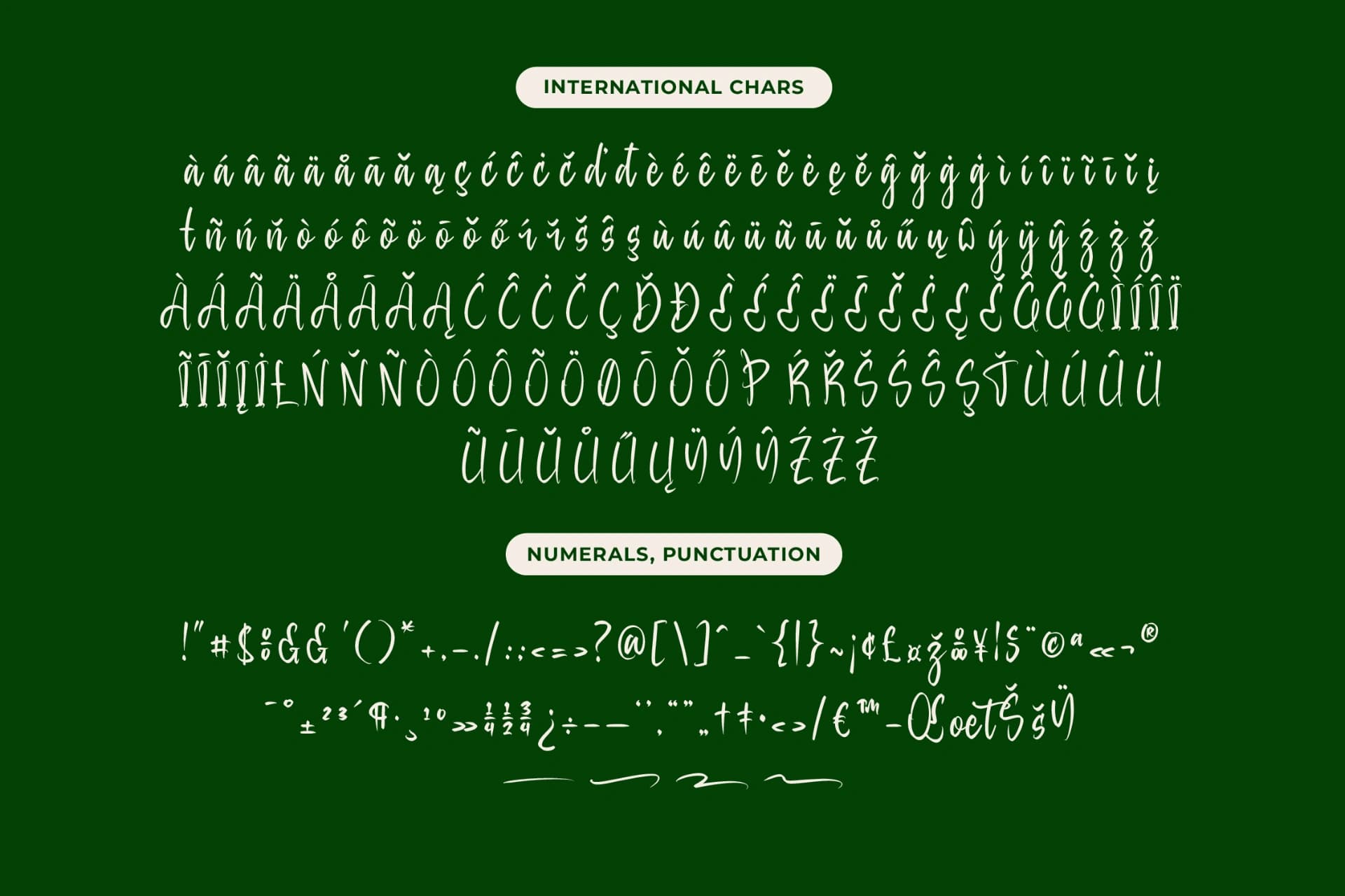 Preview 19 for Baghera Thenetta - Modern Handwritten Font