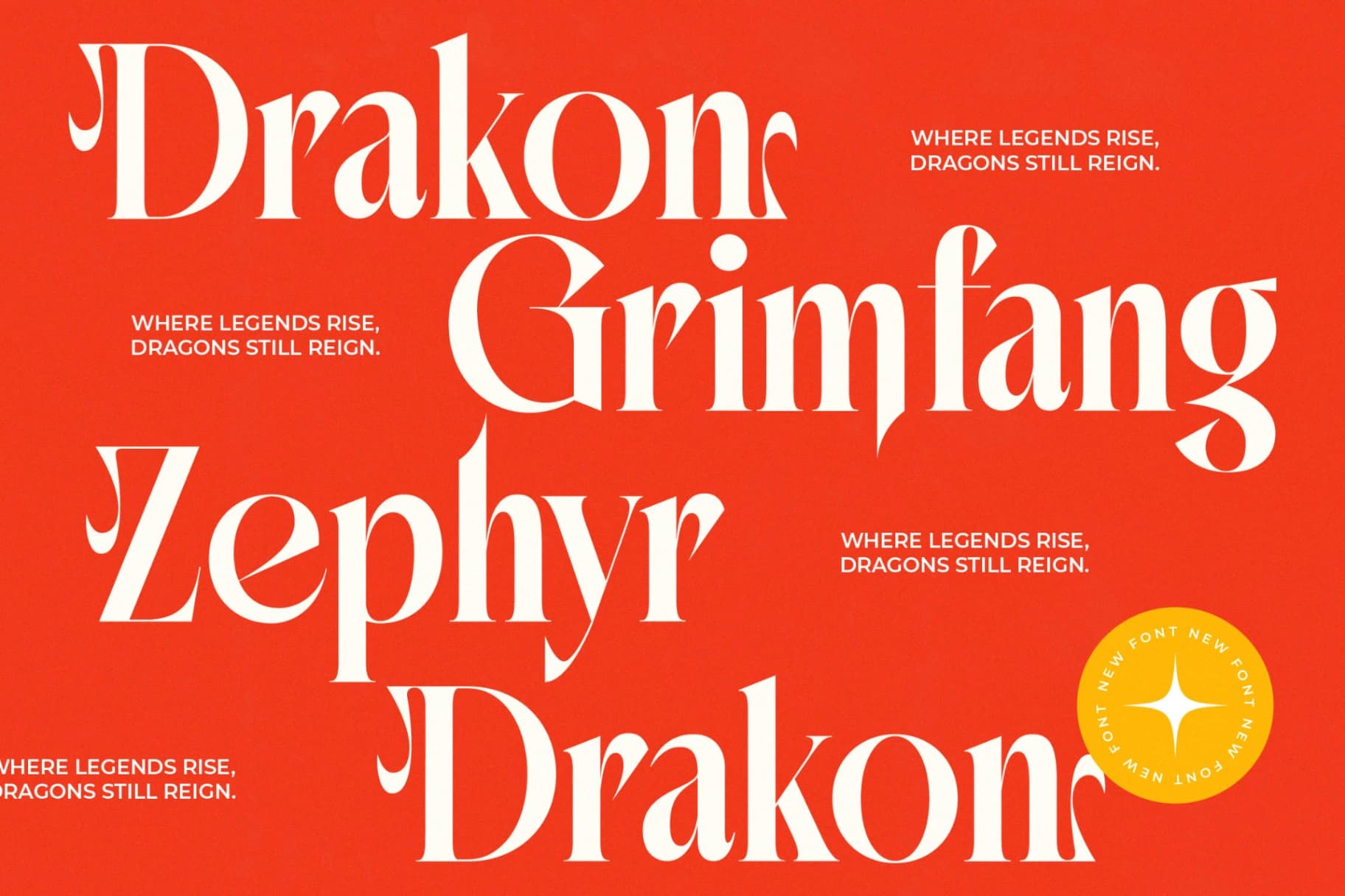 Preview 3 for Mactge - New Modern Serif Font
