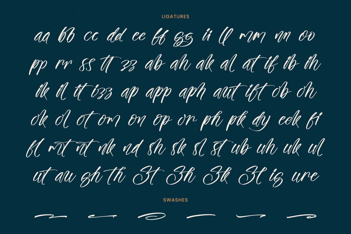 The Newyork - Bold Handwritten Font font preview 19