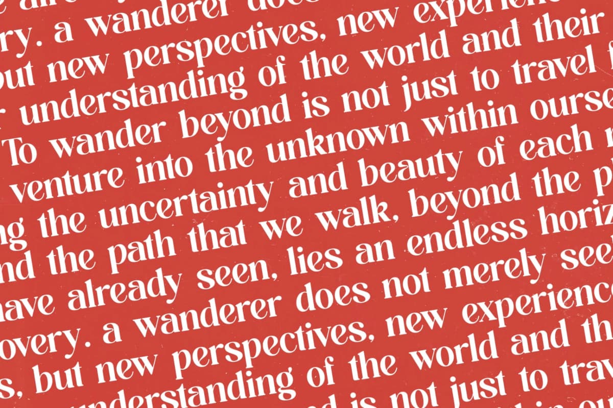 Beyond Wandler - Bold Serif Display Font font preview 17