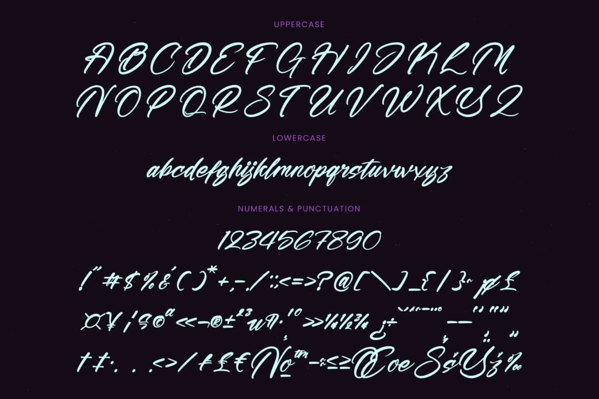 Preview 18 for Humble Blash - Bold Handwritten Font