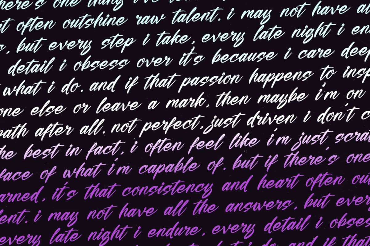 Preview 13 for Humble Blash - Bold Handwritten Font