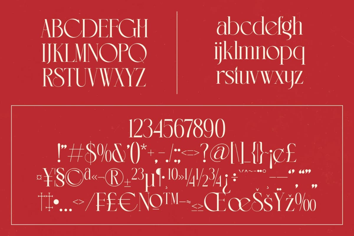 Lermith - Tall Serif Display Font font preview 18