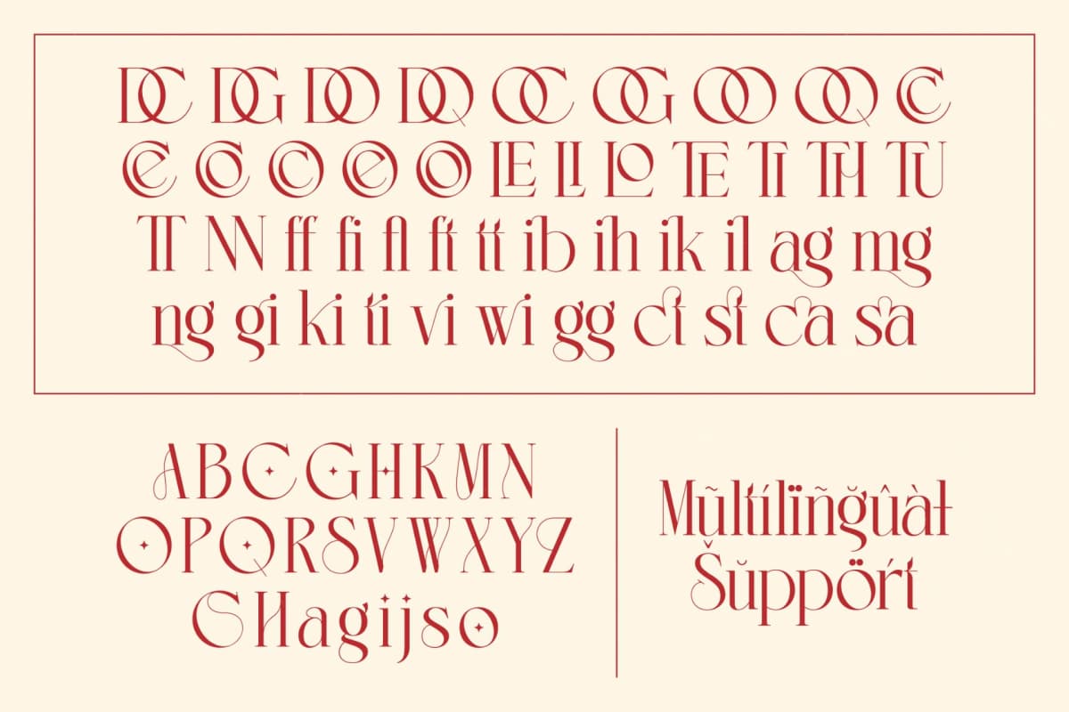 Lermith - Tall Serif Display Font font preview 19