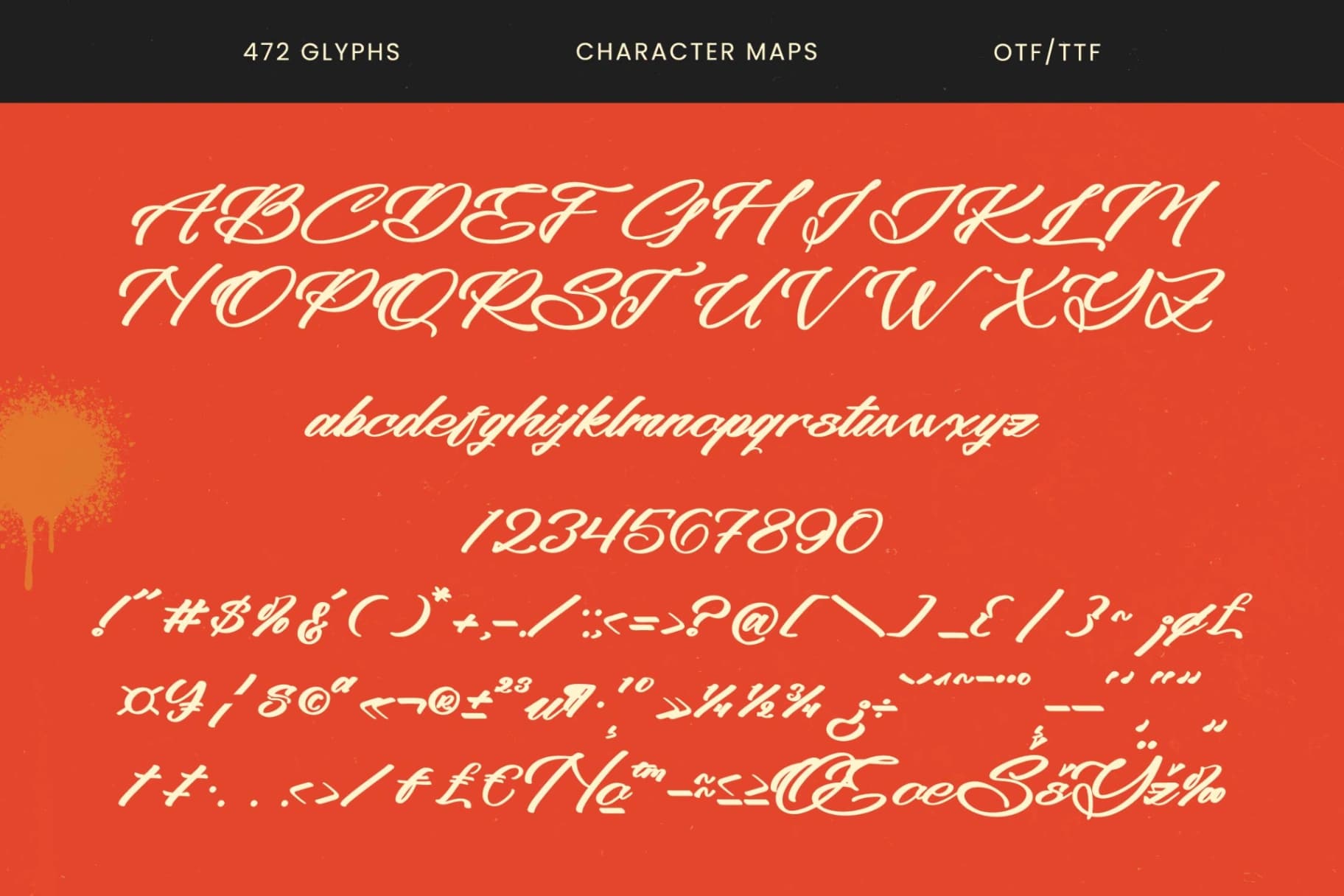 Preview 18 for Santos Kulture - Modern Calligraphy Font