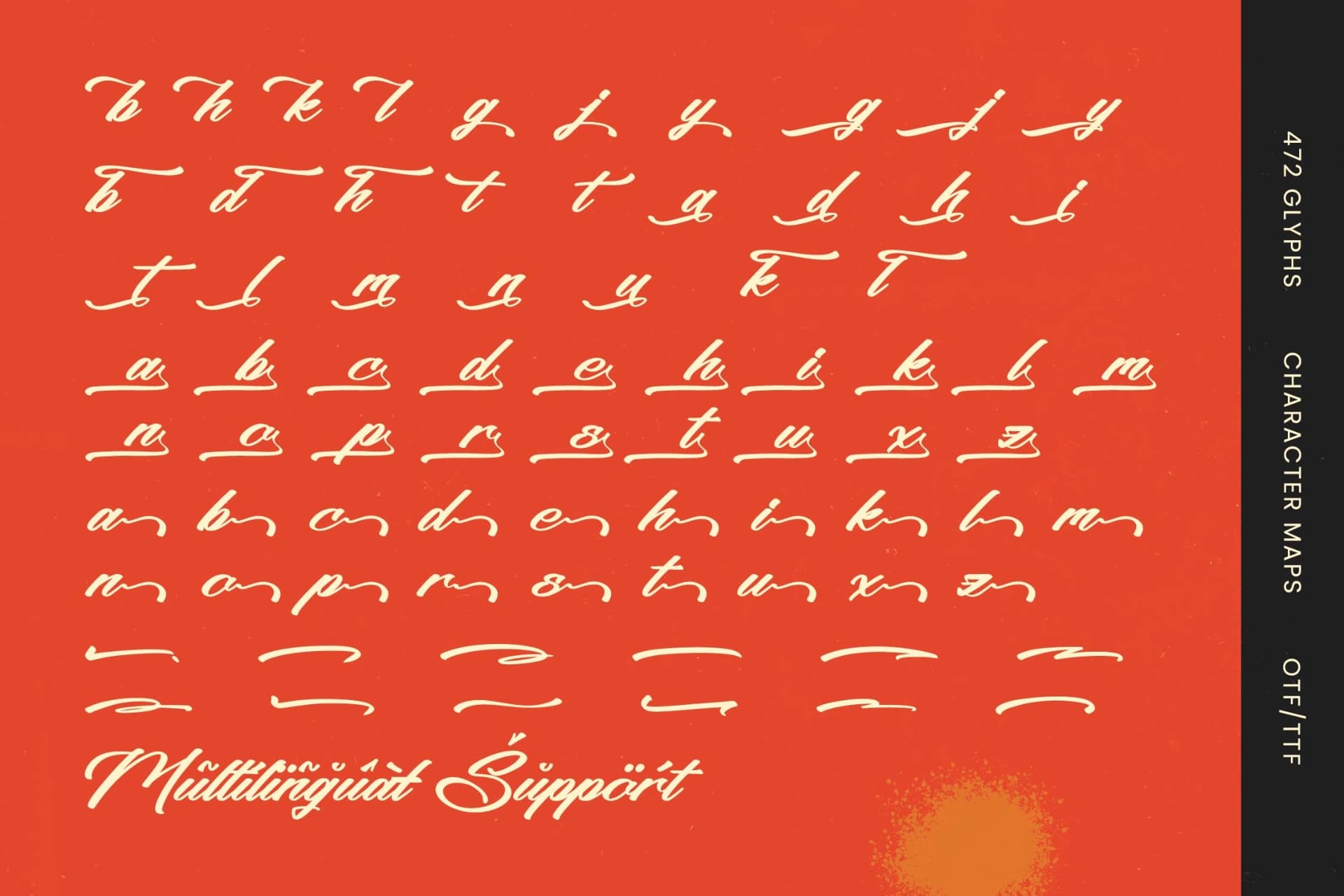 Preview 19 for Santos Kulture - Modern Calligraphy Font