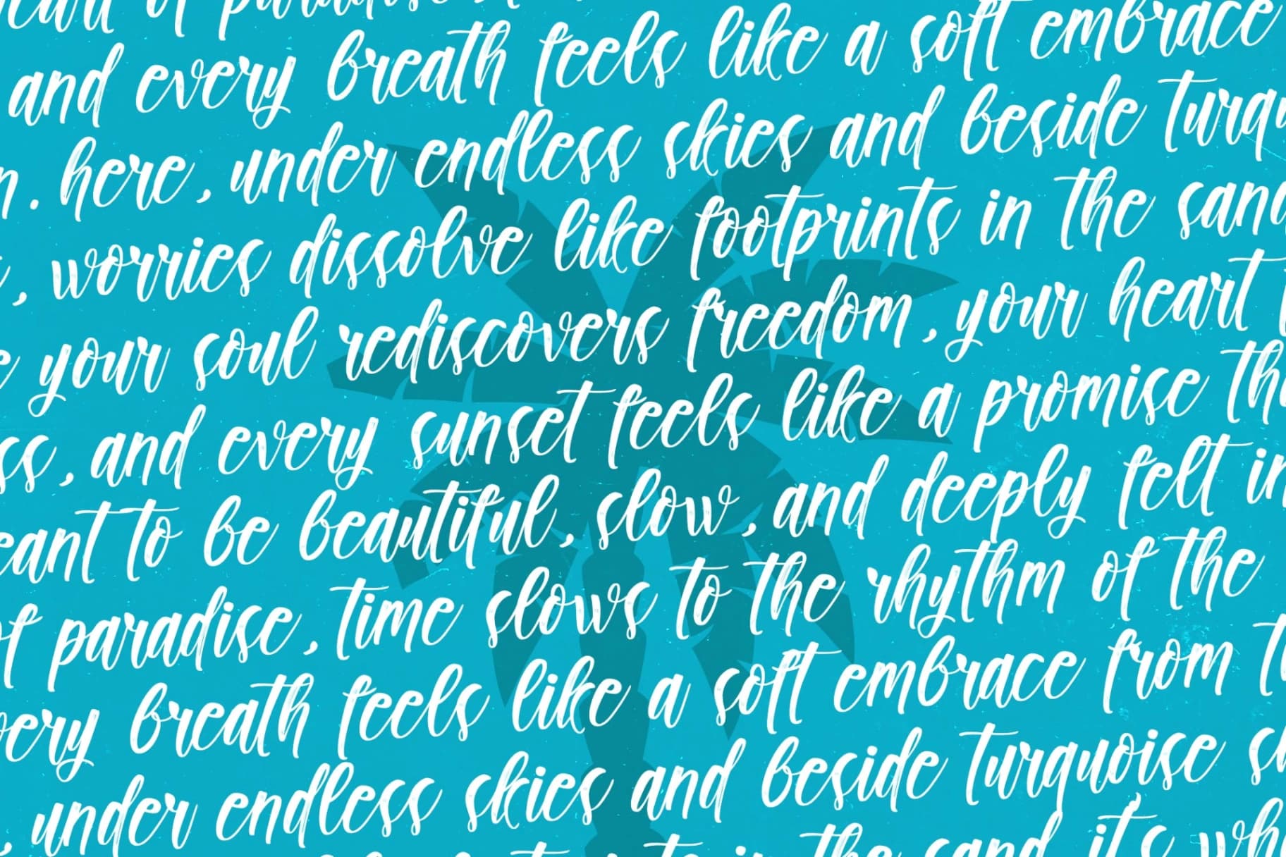 Preview 13 for Paradise Holistay - Bold Brush Font