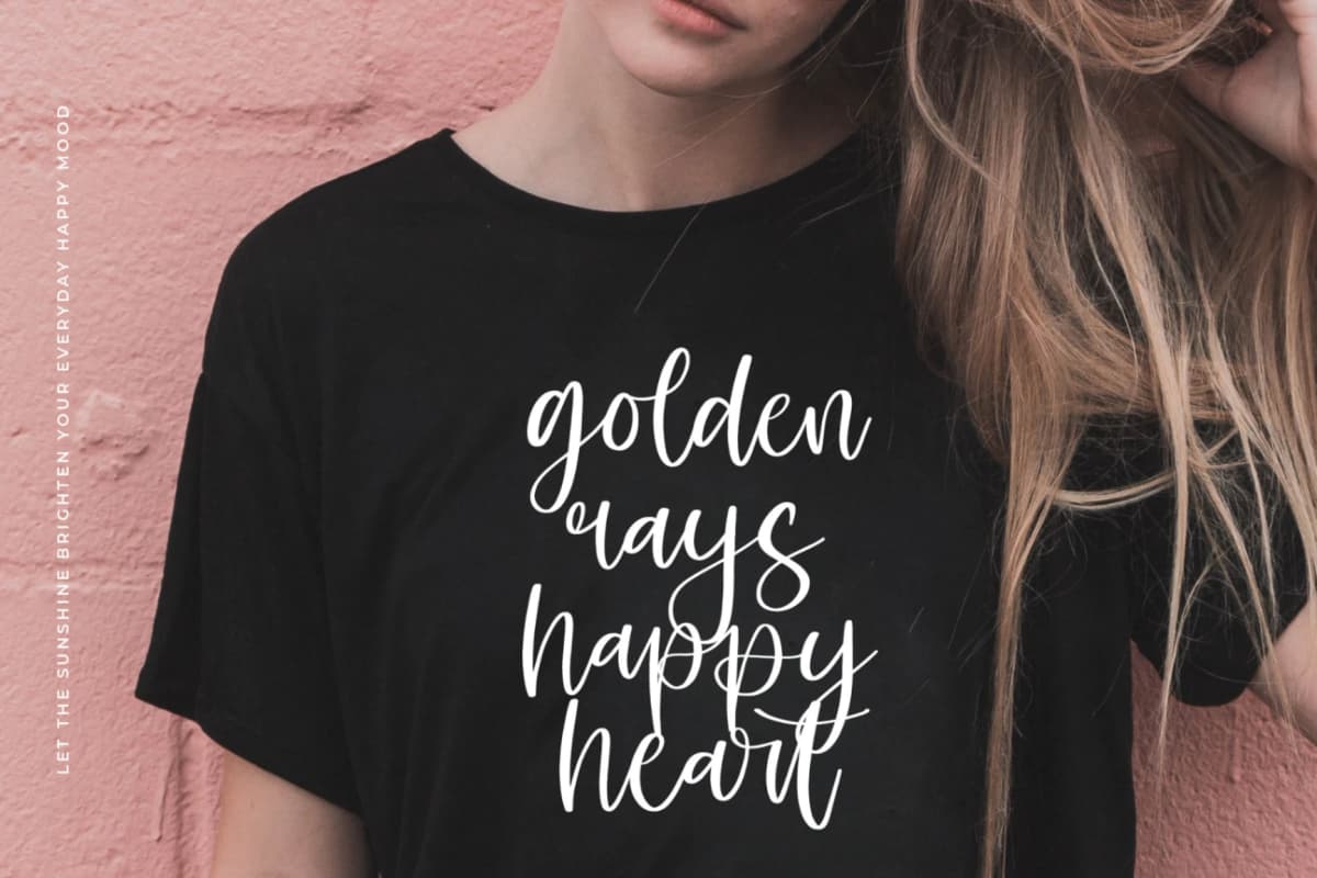 Shelter Melody - Handwritten Script Font font preview 4