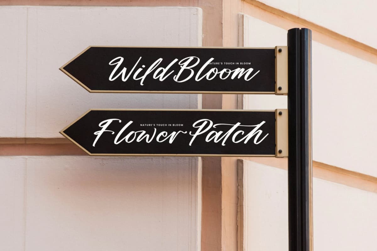 Althena Juliette - Modern Elegant Handwritten font preview 2