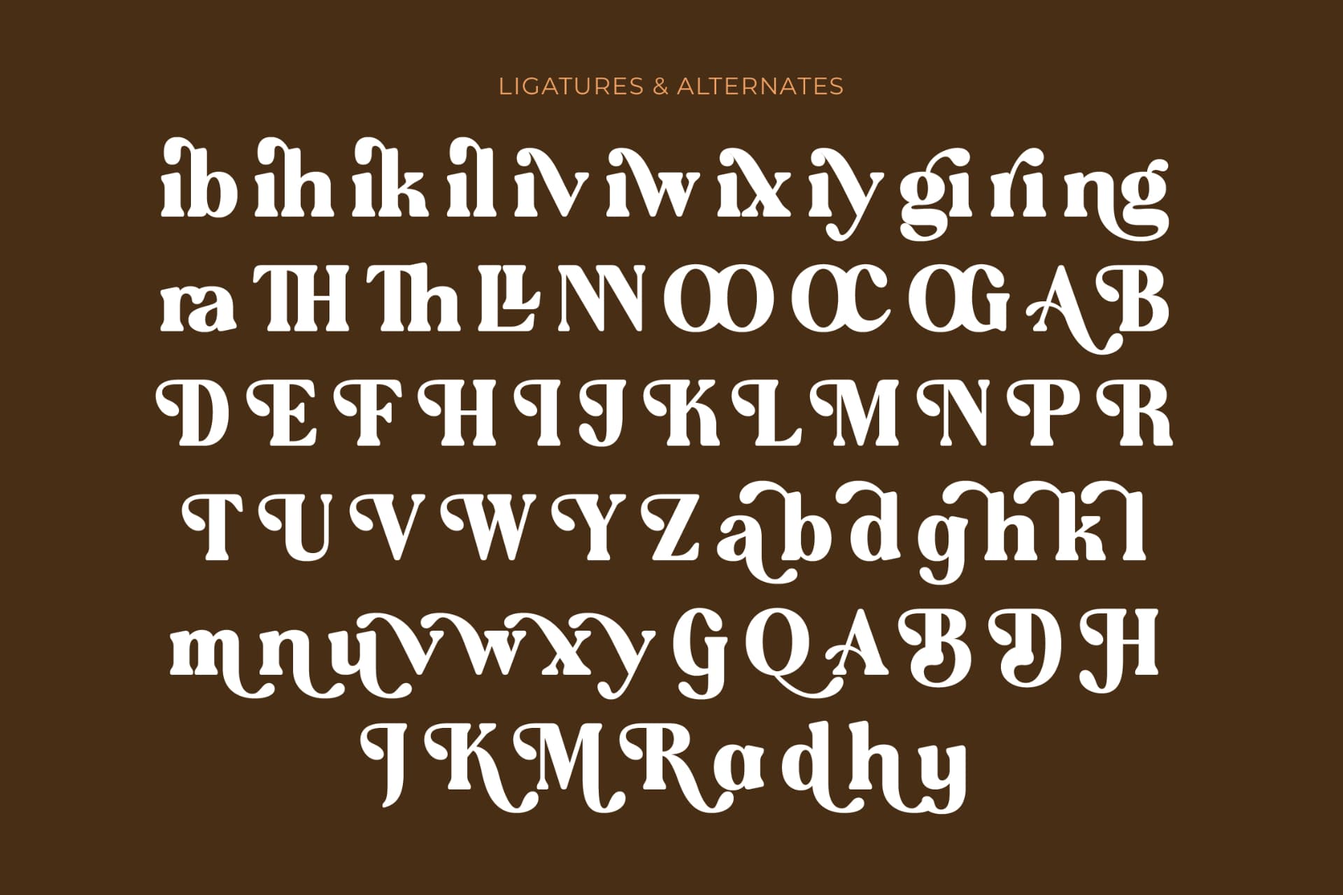Preview 18 for Regina Morise - Classy Retro Serif Font