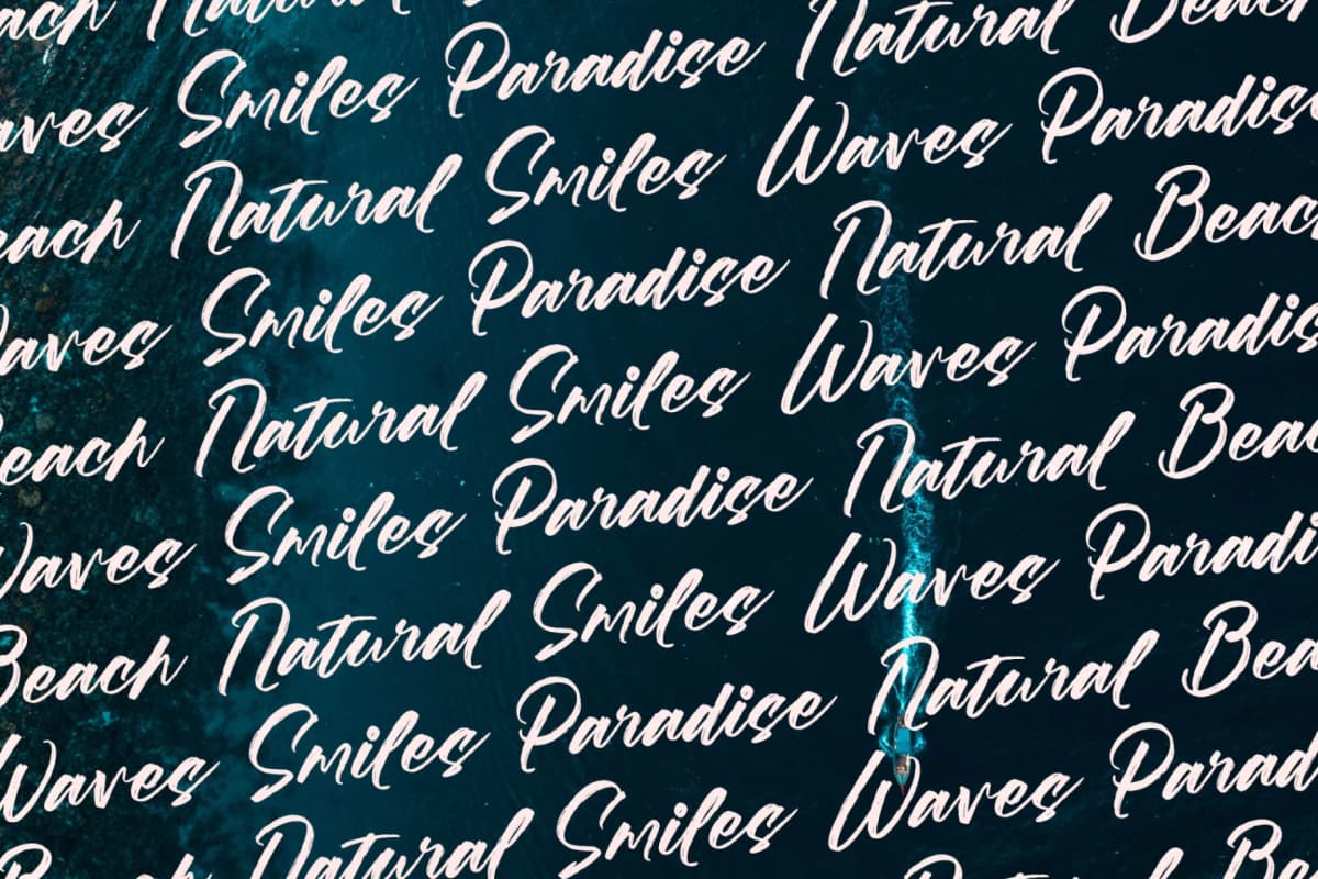 Beachit - Bold Brush Font font preview 17