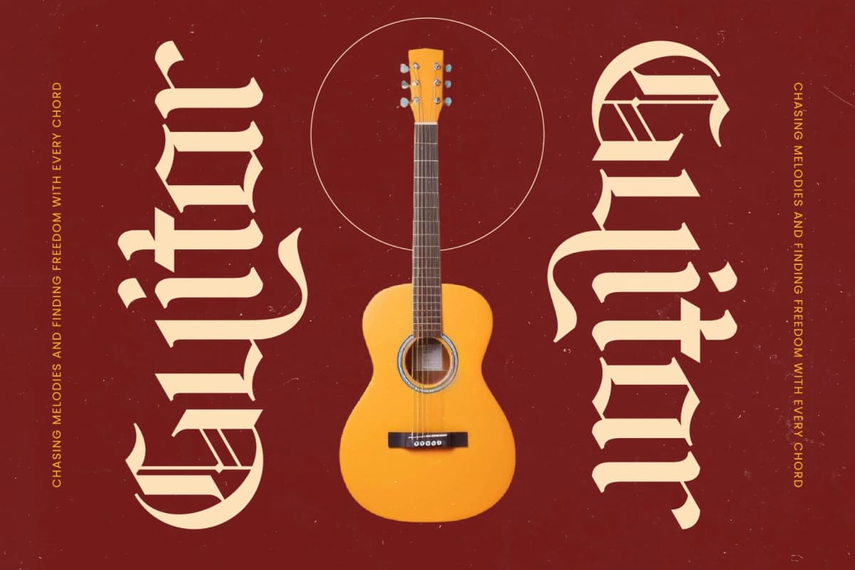 Preview 3 for Lionkin - Stylish Blackletter Font