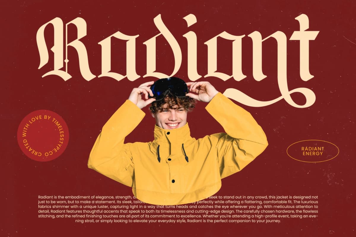 Preview 10 for Lionkin - Stylish Blackletter Font