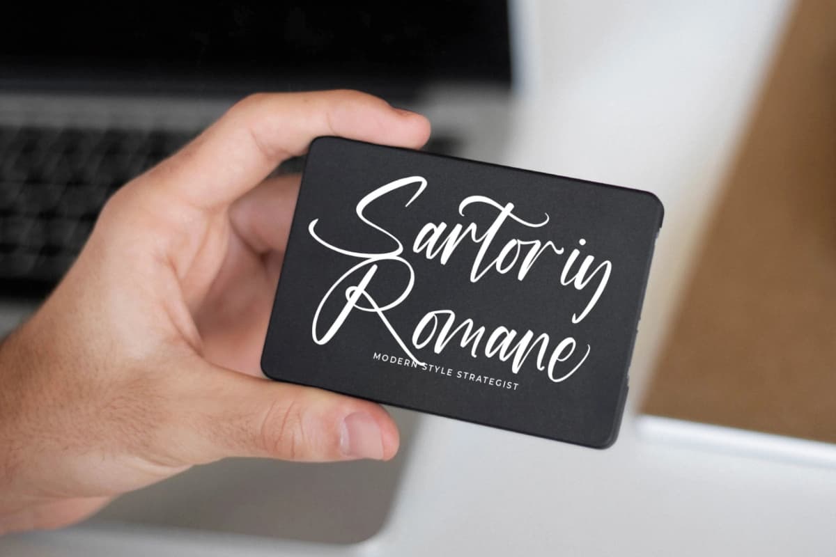 Rhythm Darling - Modern Handwritten Script font preview 2
