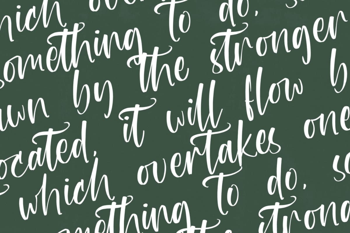 Rhythm Darling - Modern Handwritten Script font preview 13