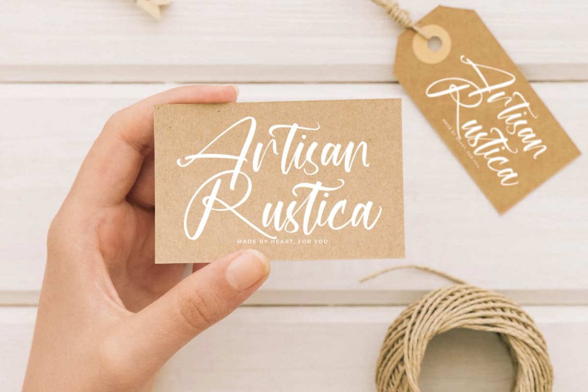 Rhythm Darling - Modern Handwritten Script font preview 11