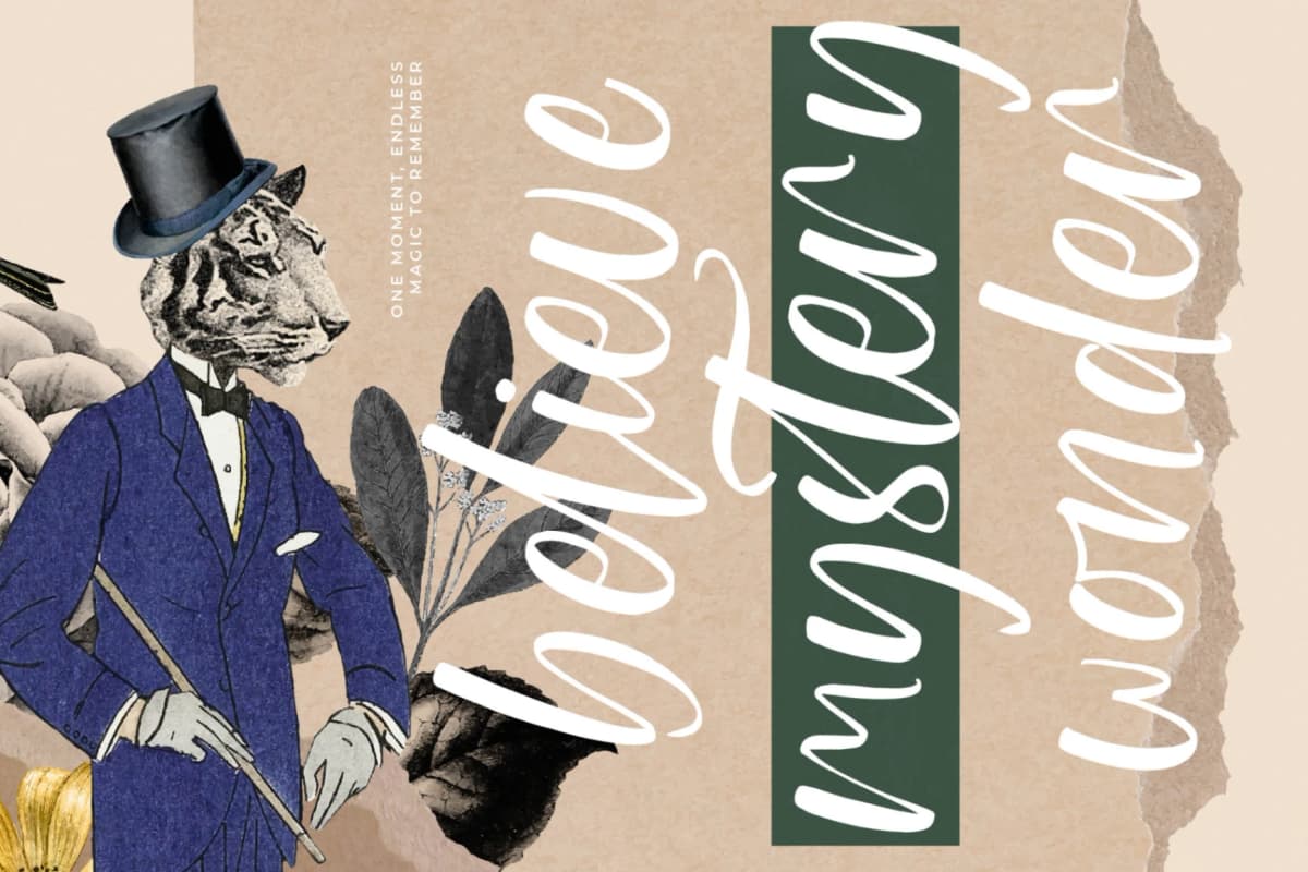 Rhythm Darling - Modern Handwritten Script font preview 5
