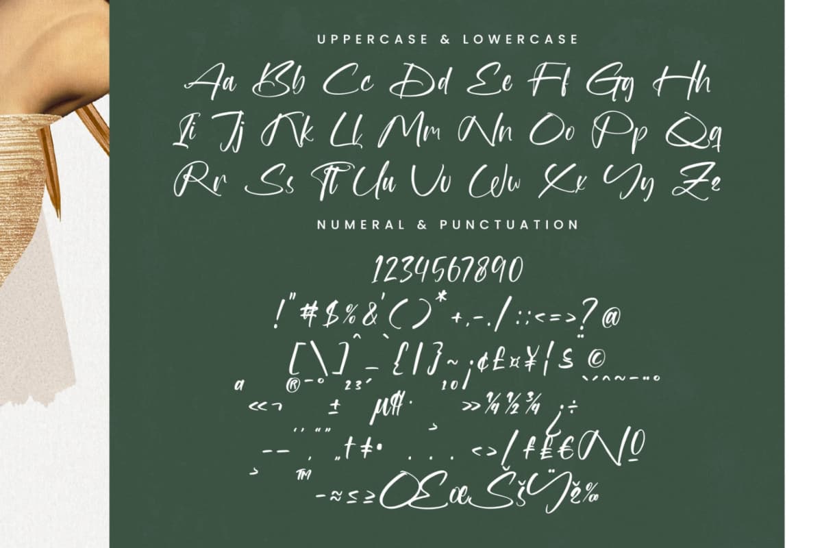 Rhythm Darling - Modern Handwritten Script font preview 19