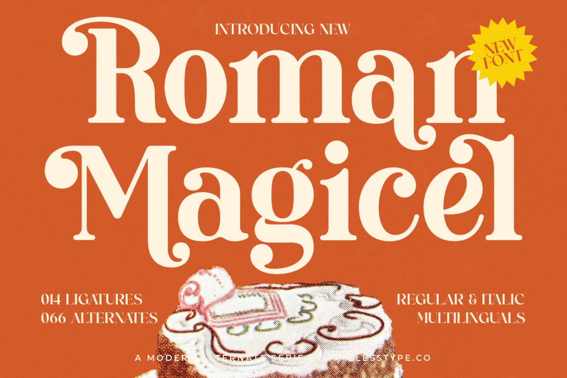 Preview 1 for Roman Magicel - Modern Alternate Serif