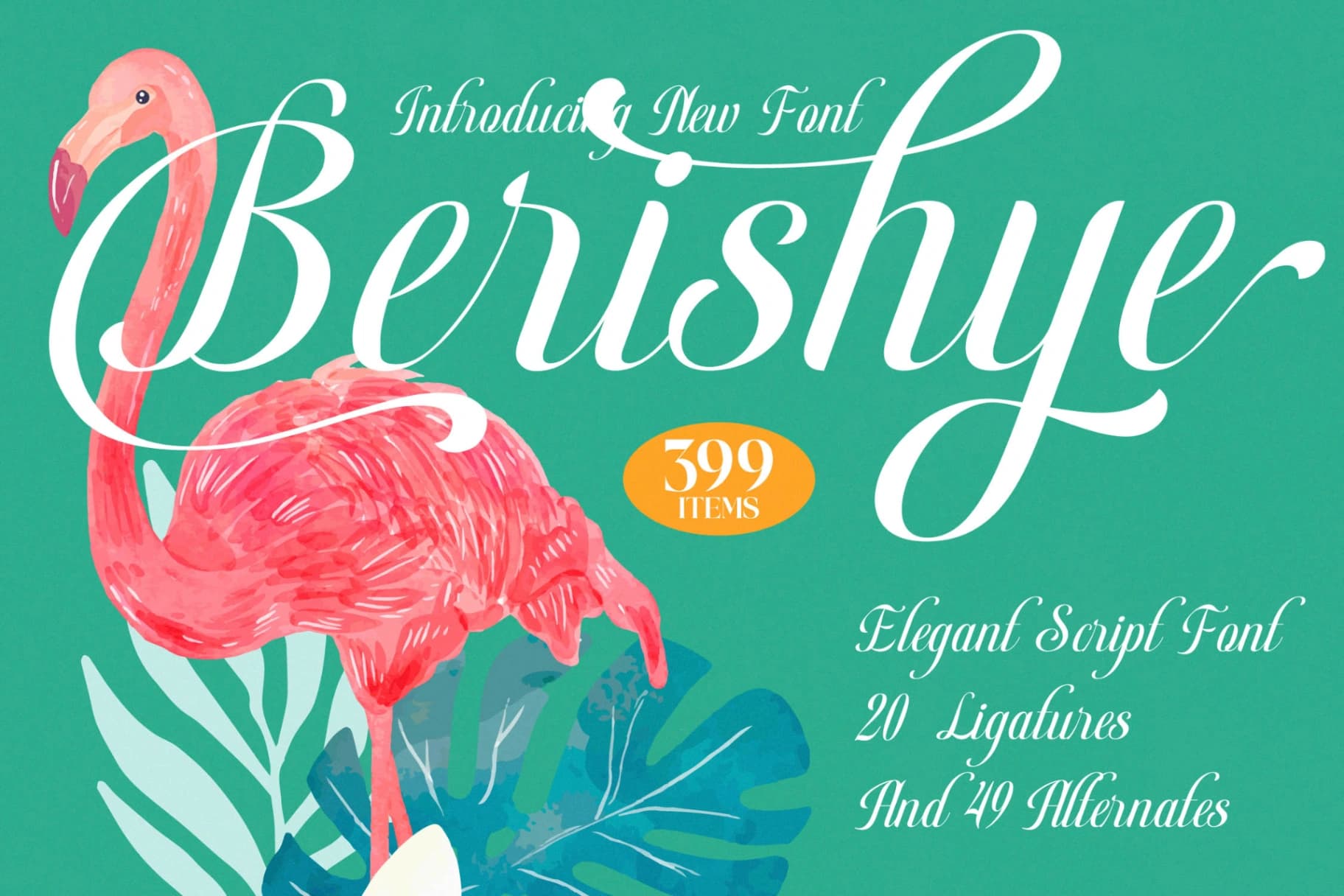 Preview 1 for Berishye - Elegant Script Font
